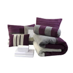 12-Piece Cirena Micro suede Comforter Set, Includes 6-Piece Sheet Set with Double Sided Storage Pockets