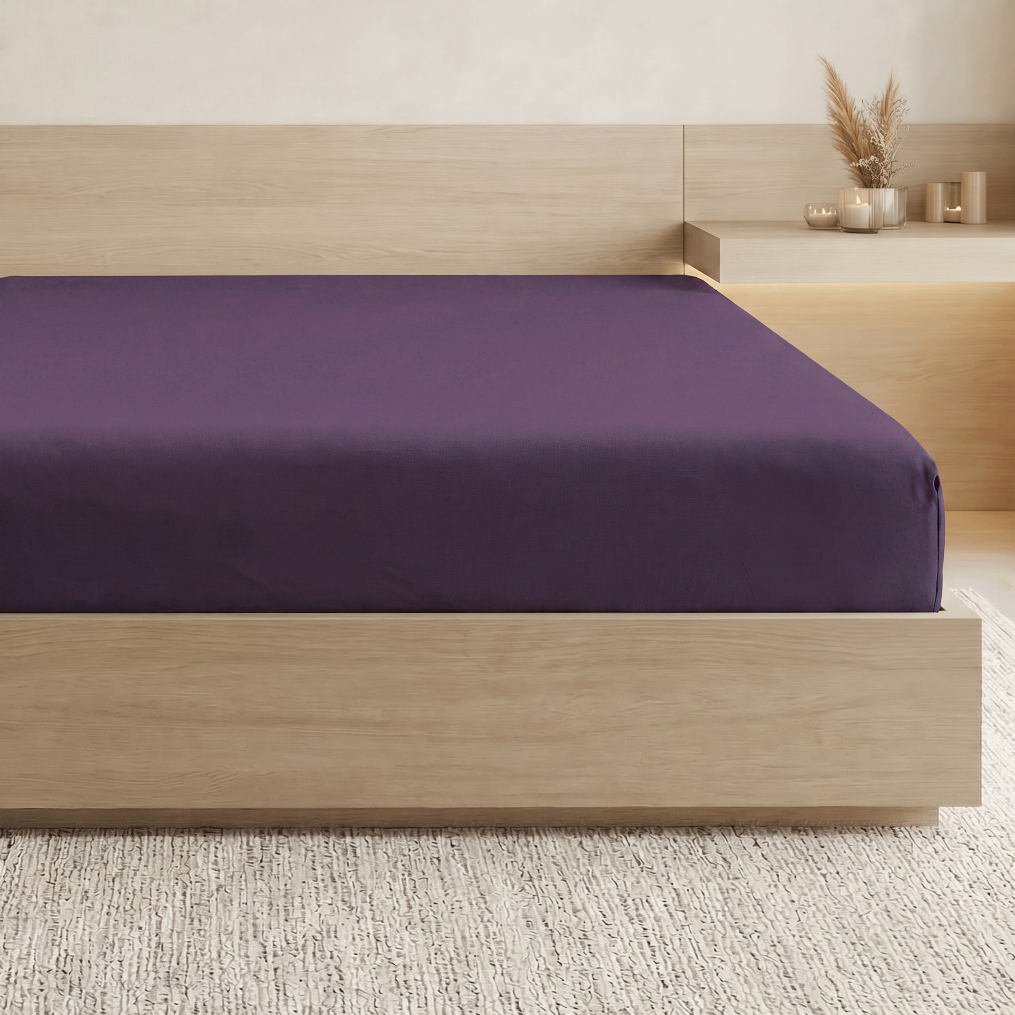 Essential 1 Piece Solid Fitted Sheet - All Around Elastic