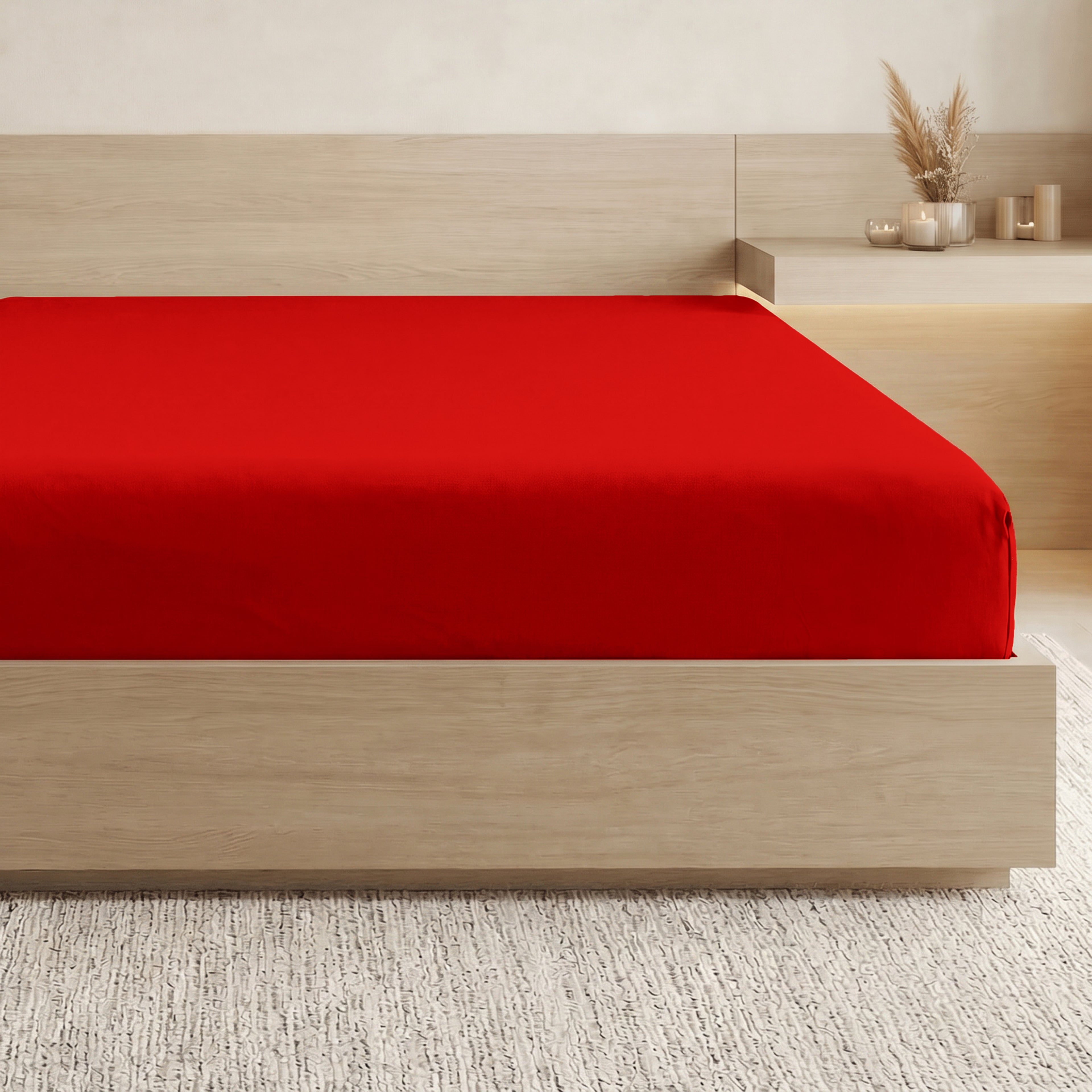Essential 1 Piece Solid Fitted Sheet - All Around Elastic