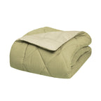 3-Piece Reversible Diamond Stitched Comforter & Shams