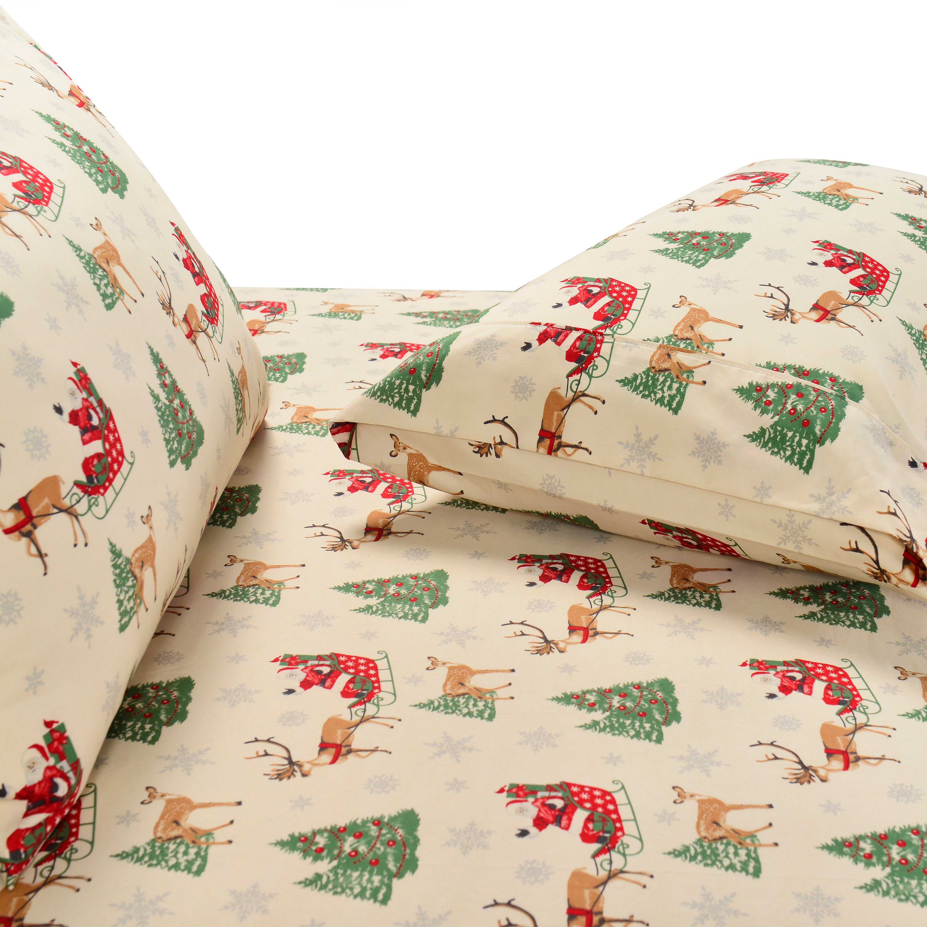 6-Piece Christmas & Holiday Sheet Set - Soft as a Hotel Premium Quality