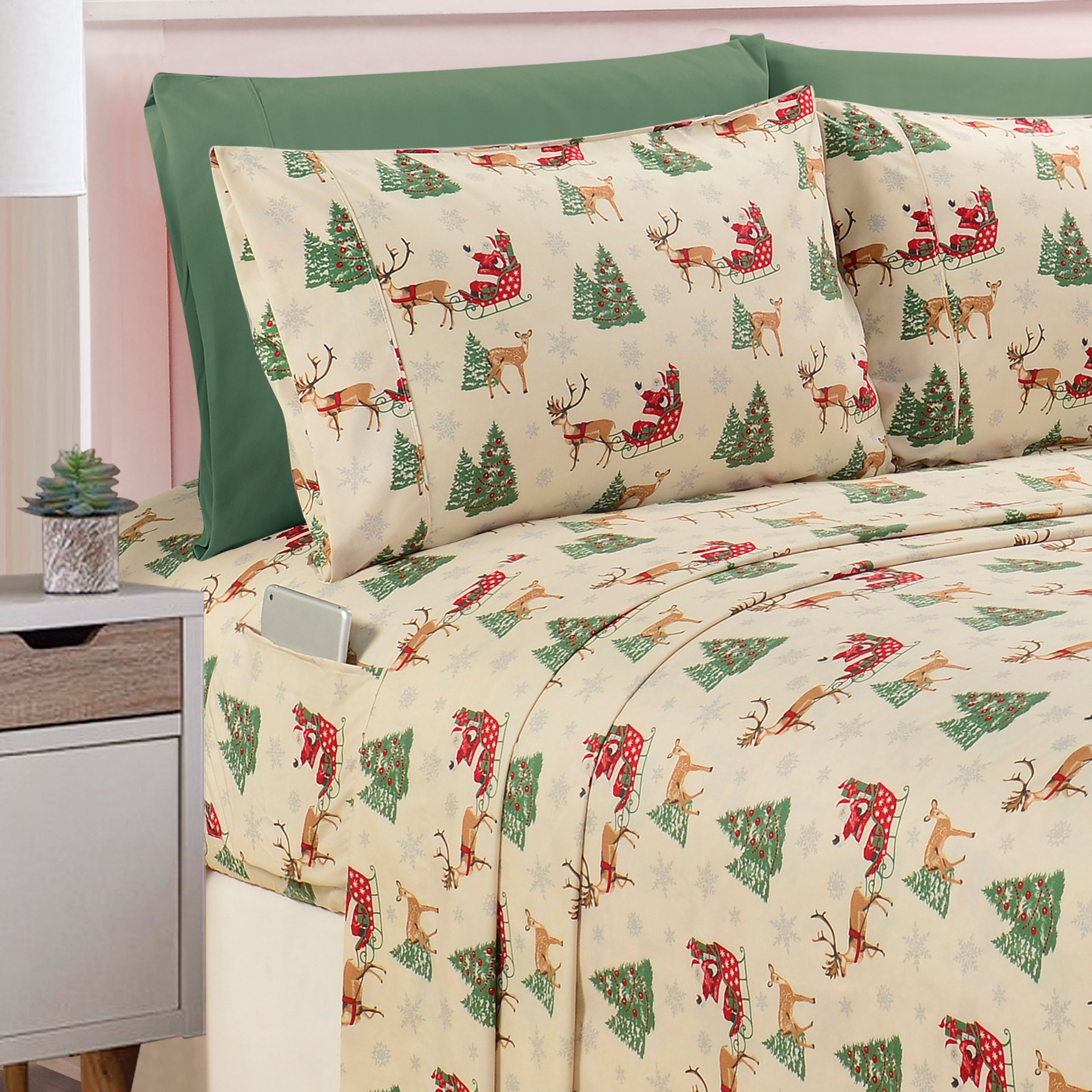 6-Piece Christmas & Holiday Sheet Set - Soft as a Hotel Premium Quality