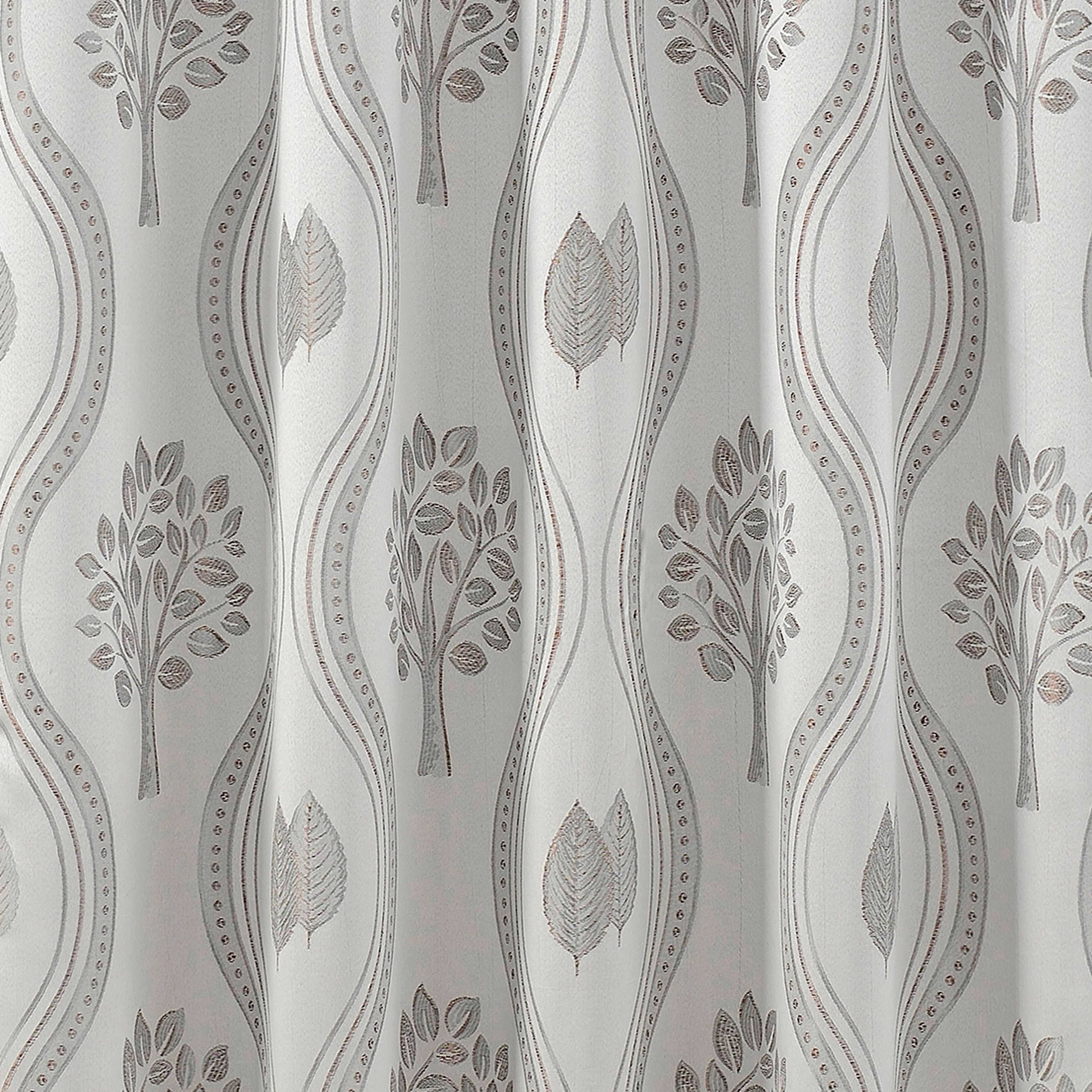 Set of 2 Aurora Curtain Panels- Attached Valance - Rod Pocket- 54" W x 84" L