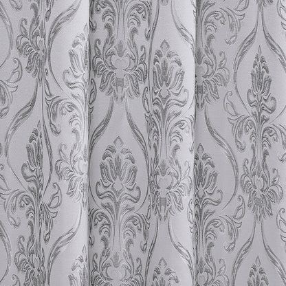 Elegant Comfort Set of 2 Penelope Jacquard Look Curtain Panels - 54" W x 84" L