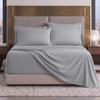 Extra deep Pocket 3 Line Embroidery, 6-Piece Sheet Set
