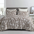 4-Piece Holiday Christmas Velvet Plush Flannel Sheet Set