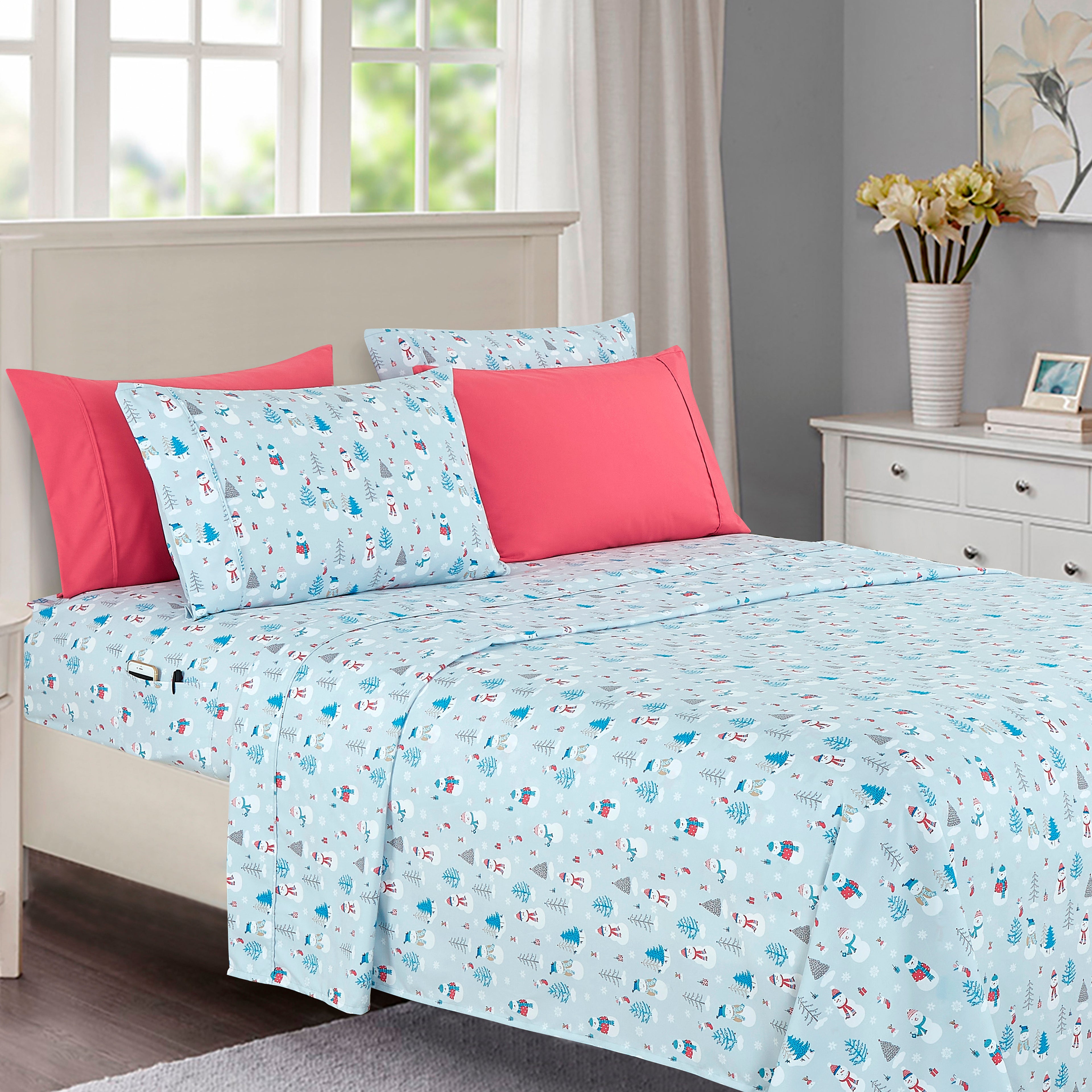 6-Piece Christmas & Holiday Sheet Set - Soft as a Hotel Premium Quality