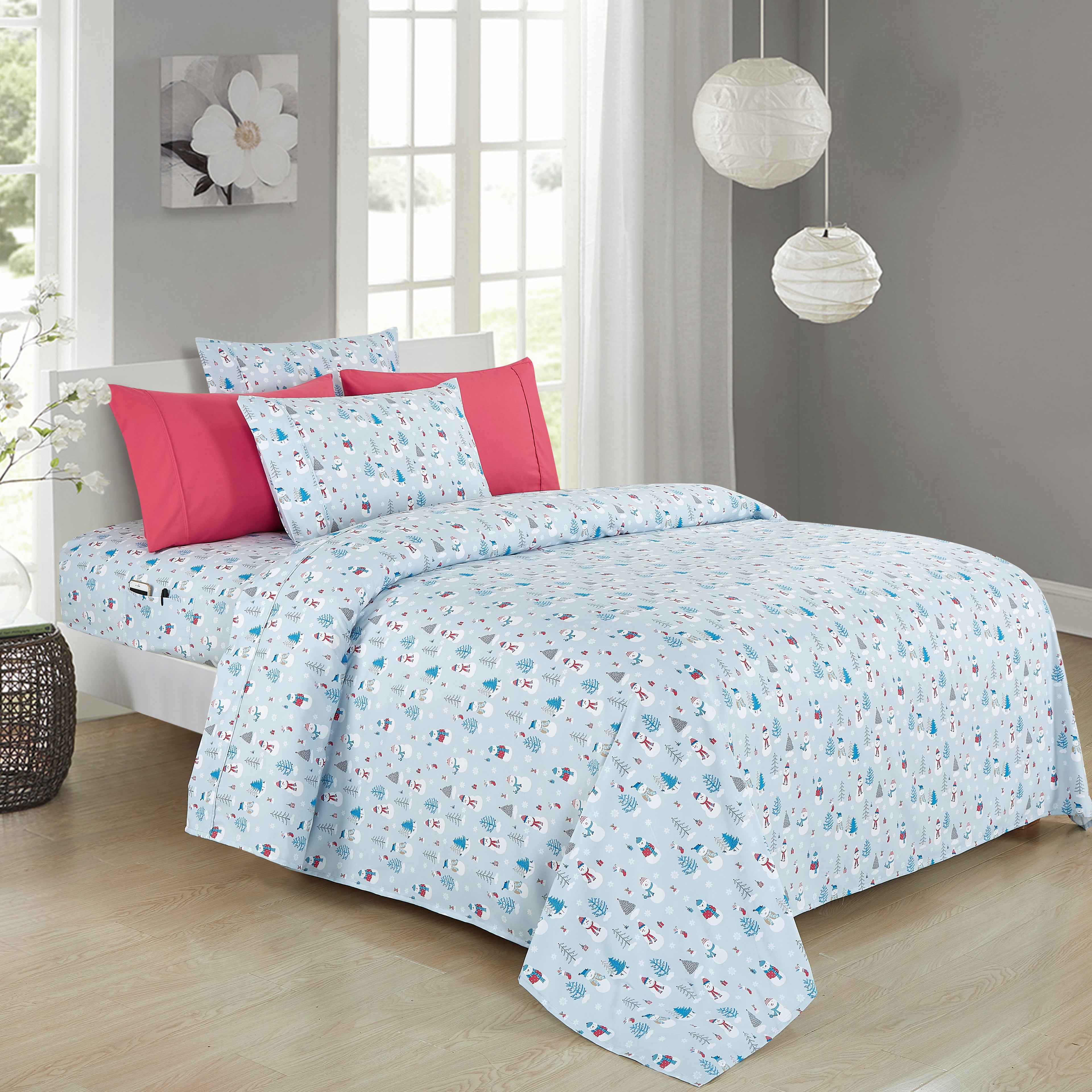 6-Piece Christmas & Holiday Sheet Set - Soft as a Hotel Premium Quality