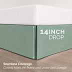 8-Piece Pintuck Pinch Pleated Comforter Set - Includes 4-Piece Sheet Set with Double Sided Storage Pockets