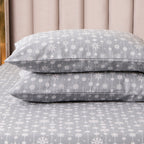 4-Piece Holiday Cotton Flannel Sheet Set - 100% Turkish Cotton