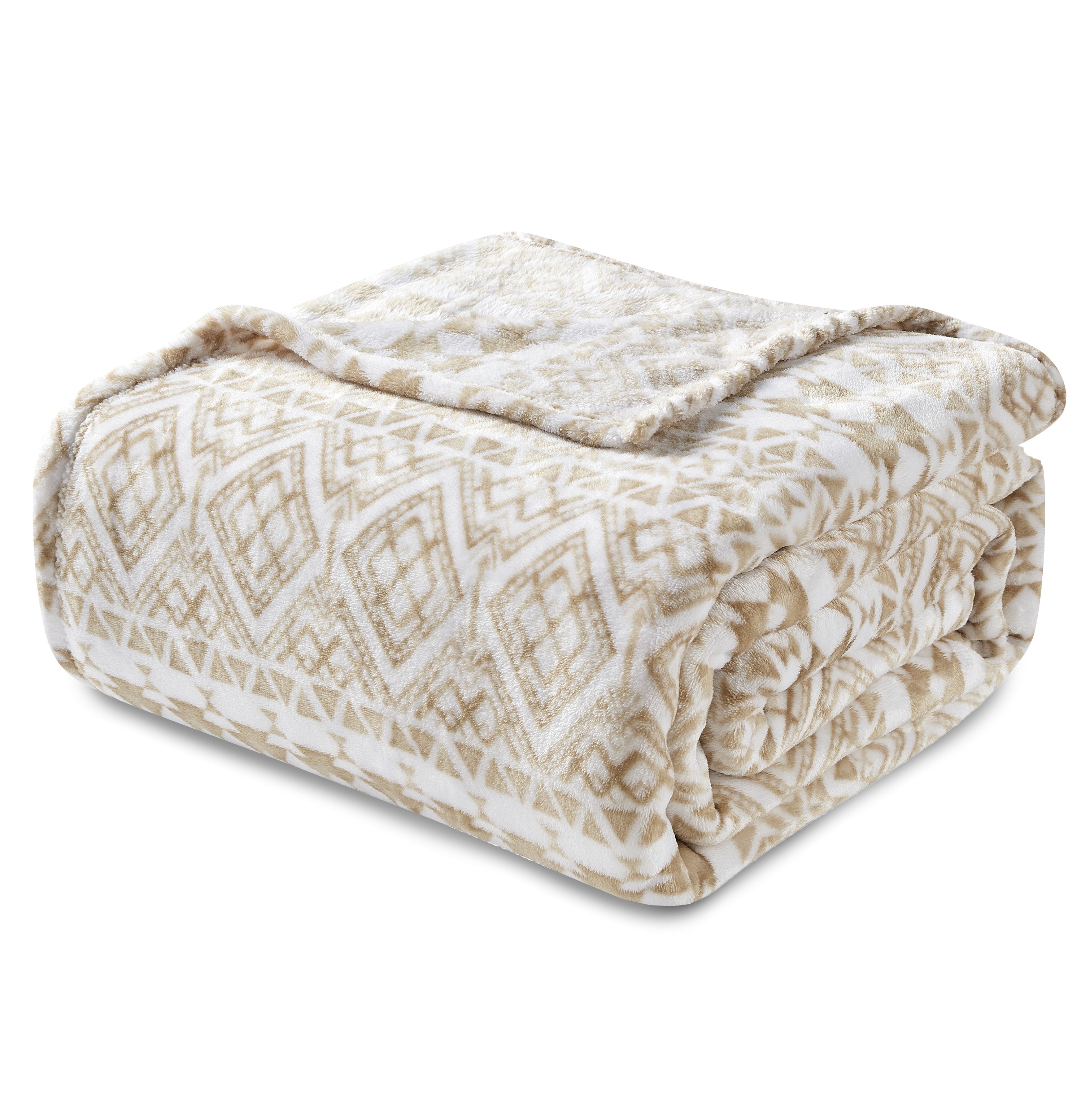 Printed Bed or Oversized Couch Blanket - Lightweight for All Season Warmth