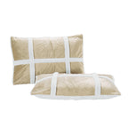 3-Piece Stripe Micro-Suede Reversible Sherpa - Comforter Set