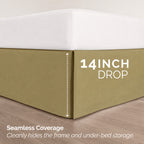 8-Piece Pintuck Pinch Pleated Comforter Set - Includes 4-Piece Sheet Set with Double Sided Storage Pockets