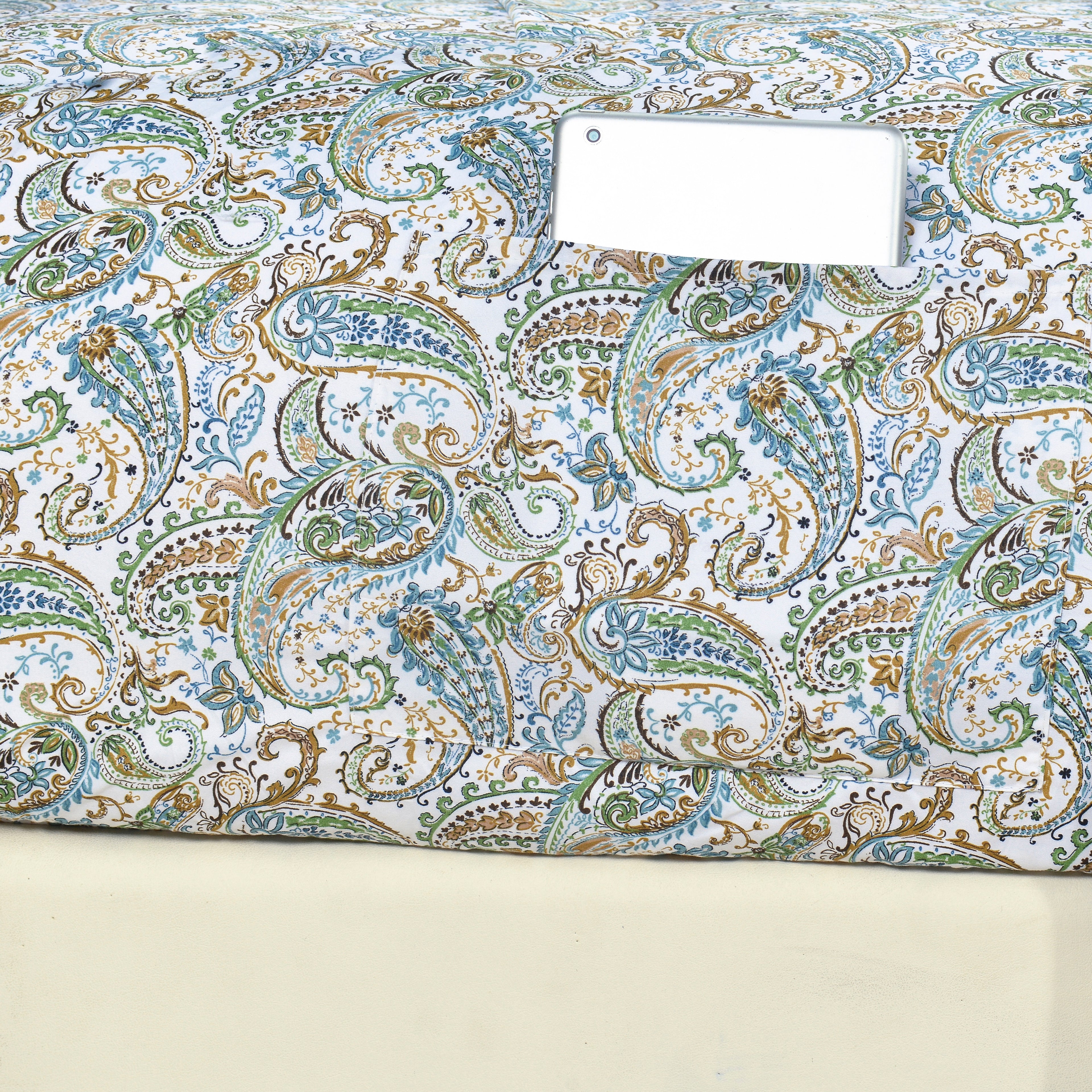 6-Piece Paisley Printed Pattern - Soft as a Hotel Premium Quality Sheet Set