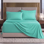 Extra deep Pocket 3 Line Embroidery, 6-Piece Sheet Set