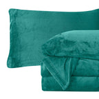 4-Piece Velvet Plush Flannel Sheet Set