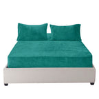 4-Piece Velvet Plush Flannel Sheet Set