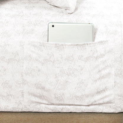 Elegant Comfort 6-Piece Floral and Stripe Pattern Sheet Set - Soft as a Hotel Premium Quality Bedding