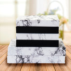 6-Piece Marble Printed Pattern - Soft as a Hotel Premium Quality