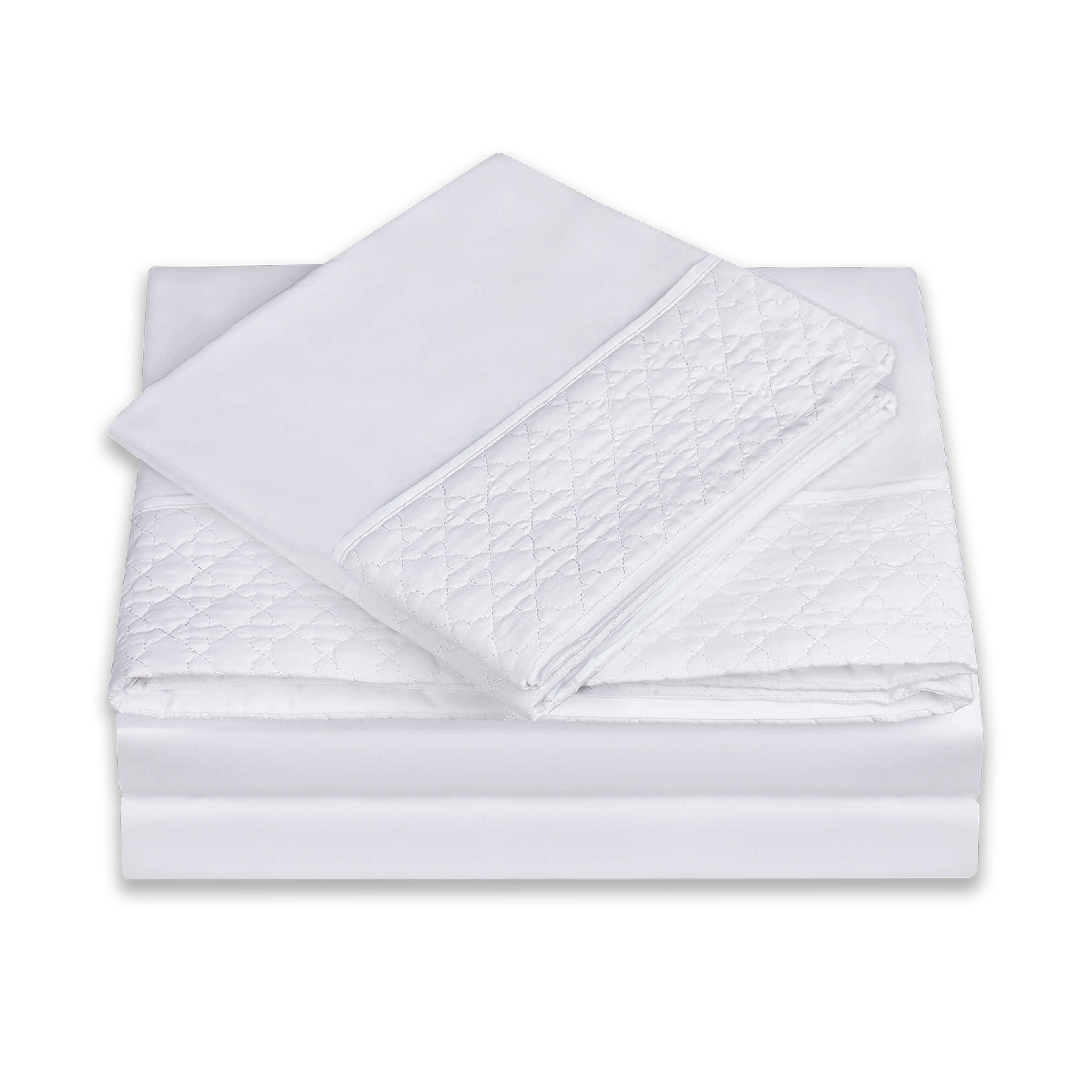 Quilted 4-Piece Sheet Set, Premium Hotel Quality