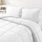3 Piece Cotton Comforter - Down Alternative Hotel Premium Quality