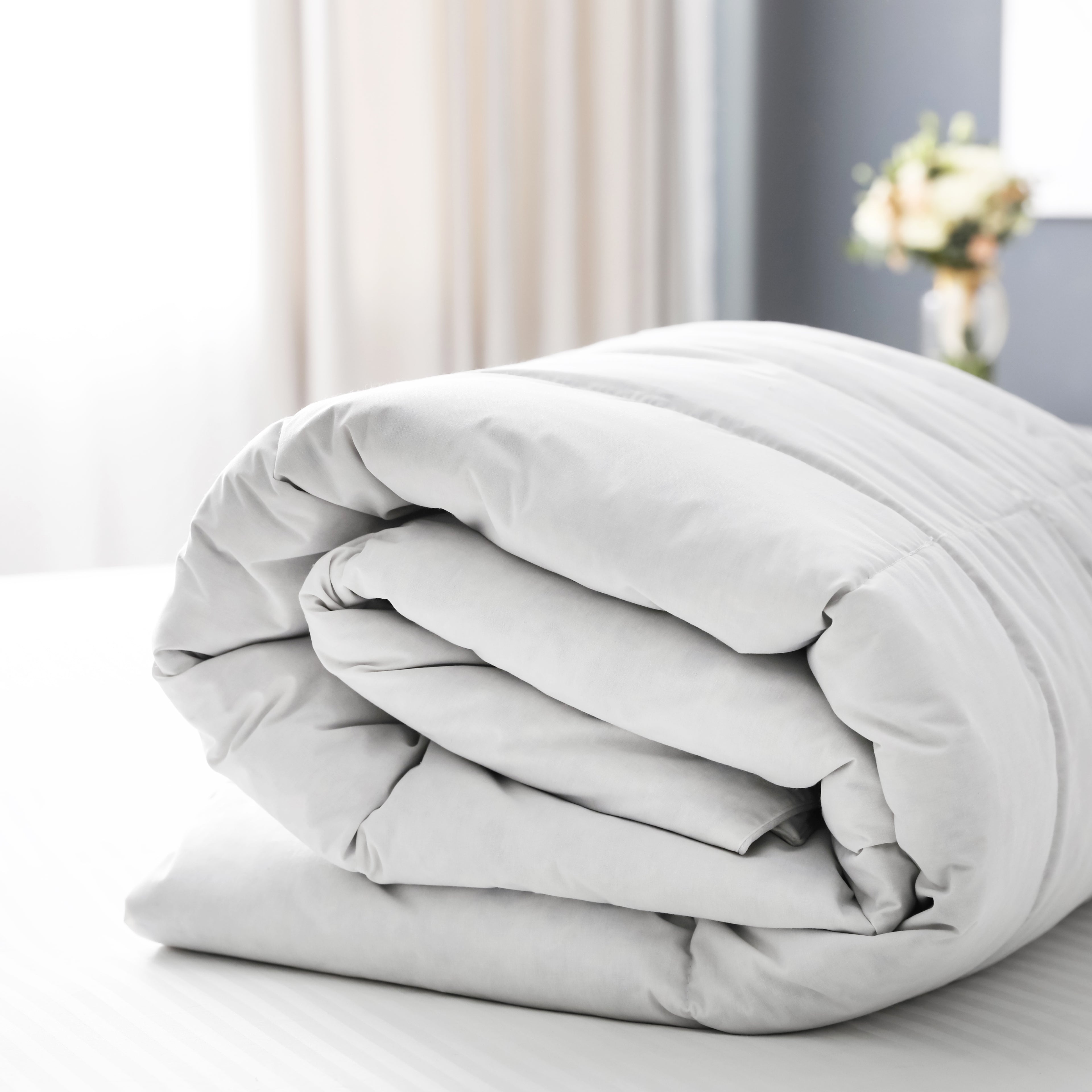 3 Piece Cotton Comforter - Down Alternative Hotel Premium Quality