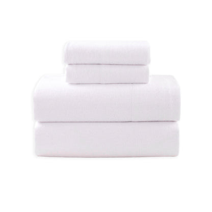 Elegant Comfort 4-Piece Cotton Flannel Sheet Set - 100% Turkish Cotton