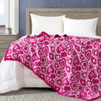 50" x 70"  Ultra Soft Checkered Knitted Throw Blanket