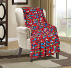 50" x 60" Holiday Velvet Plush Blanket Throw - 50 x 60 inches