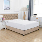 Extra Deep 18"-21" Single Fitted Sheet for High Mattress - All Around Elastic with Straps
