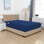 Extra Deep 18"-21" Single Fitted Sheet for High Mattress - All Around Elastic with Straps