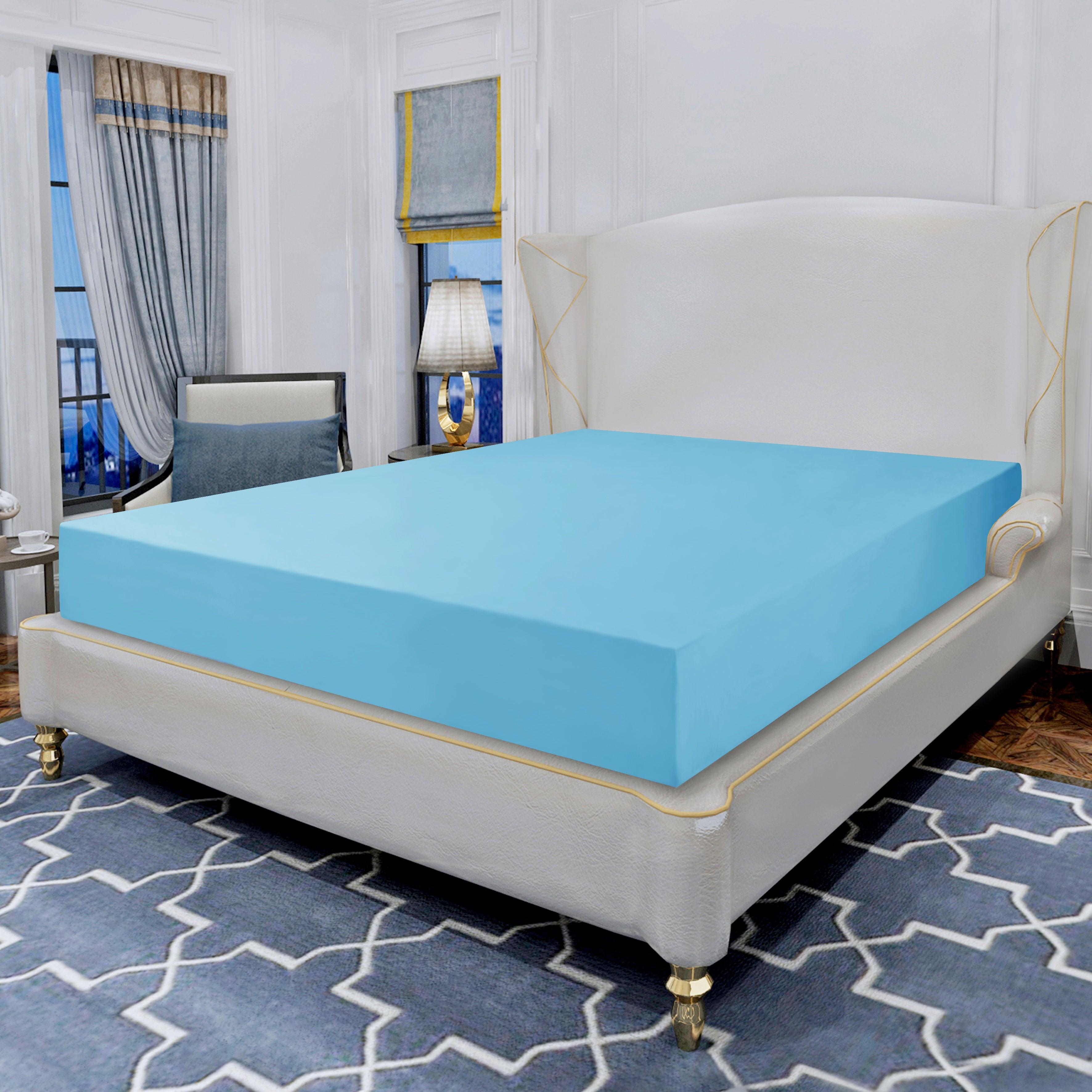 Essential 1 Piece Solid Fitted Sheet - All Around Elastic