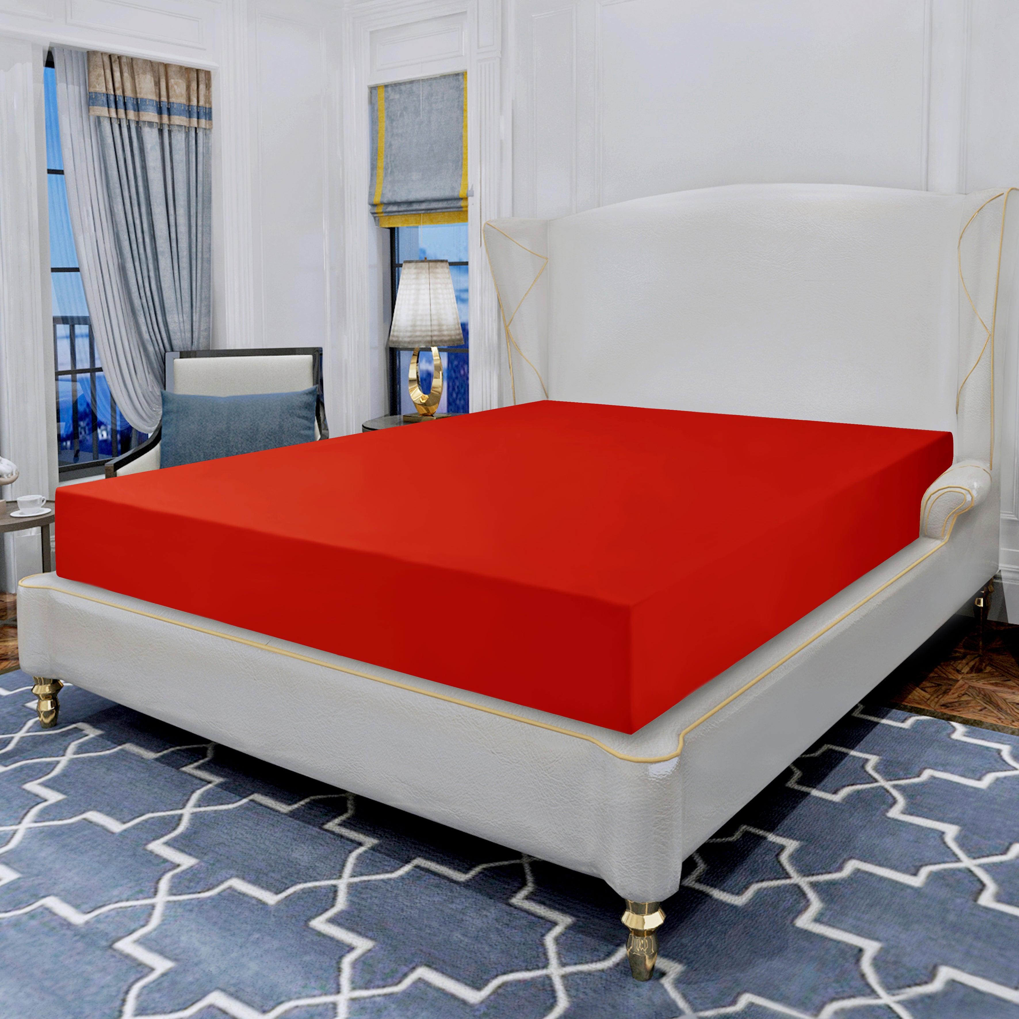 Essential 1 Piece Solid Fitted Sheet - All Around Elastic