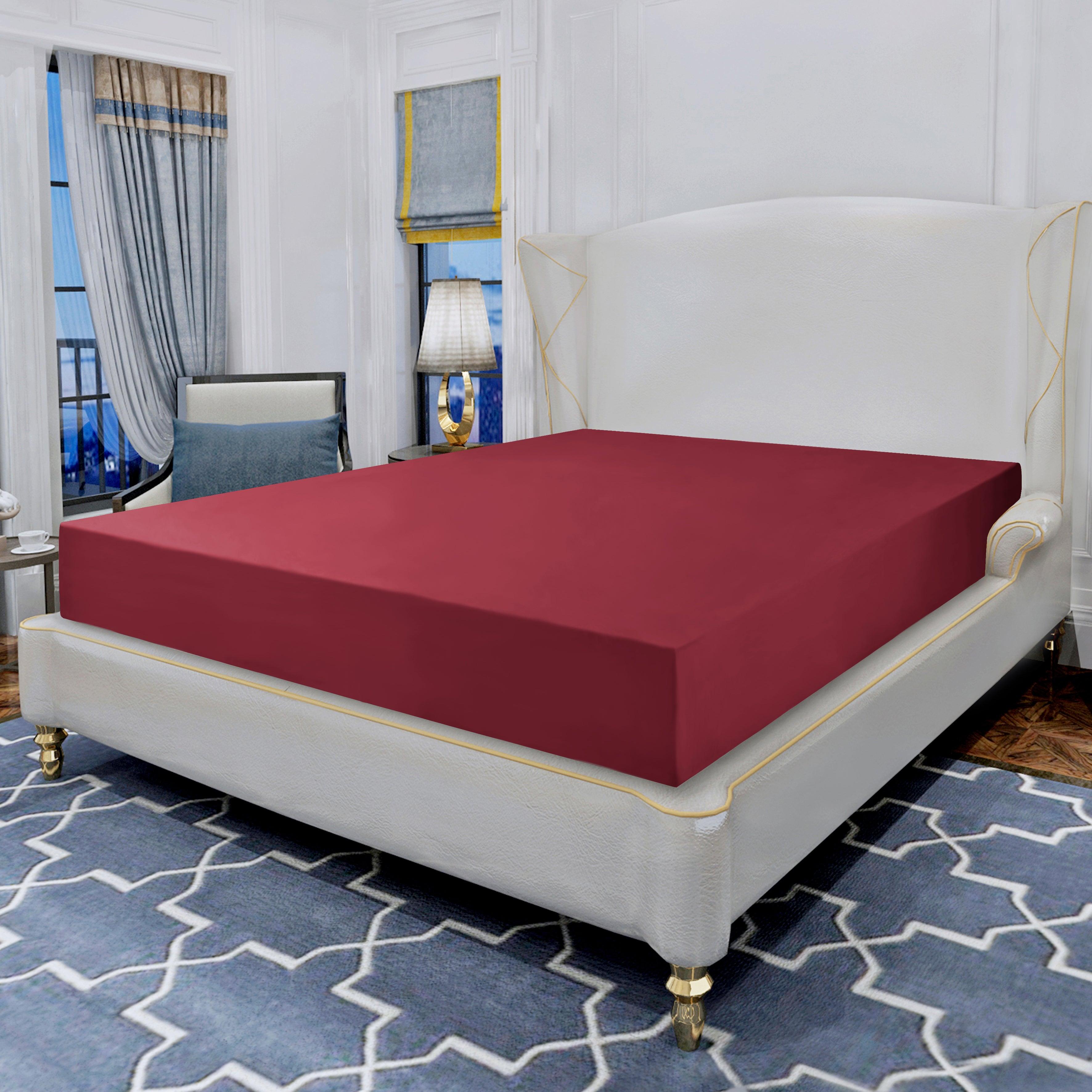 Essential 1 Piece Solid Fitted Sheet - All Around Elastic