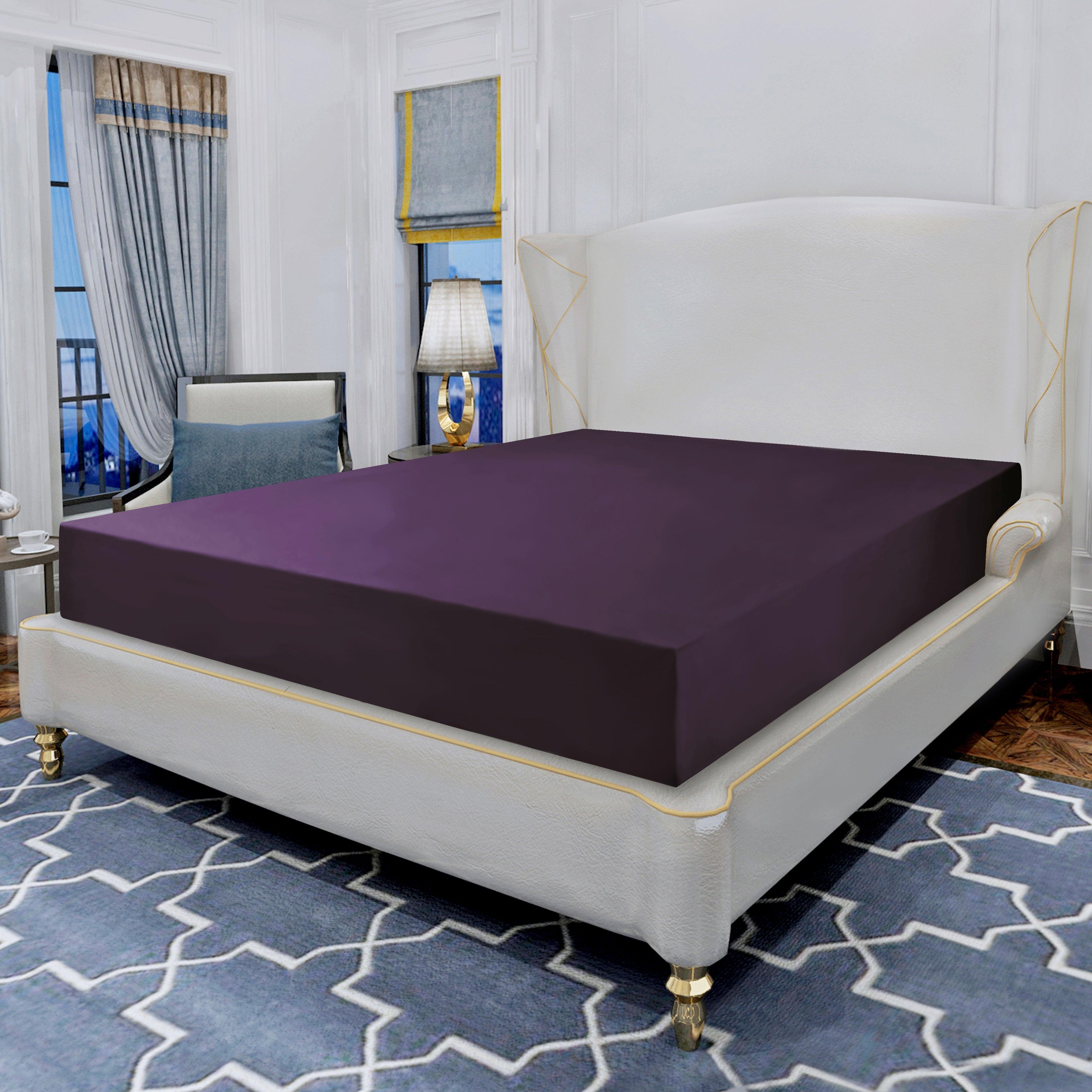 Essential 1 Piece Solid Fitted Sheet - All Around Elastic