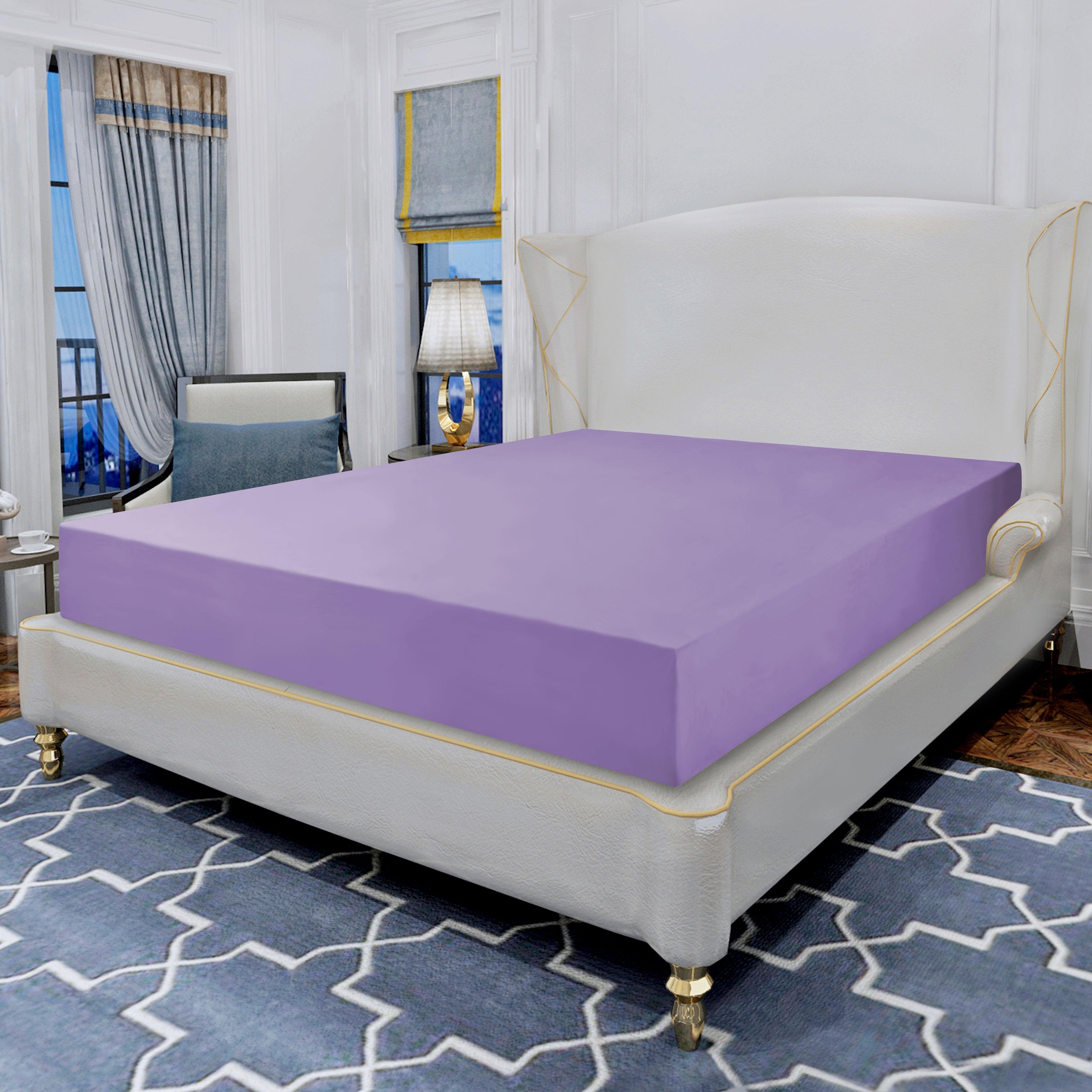 Essential 1 Piece Solid Fitted Sheet - All Around Elastic