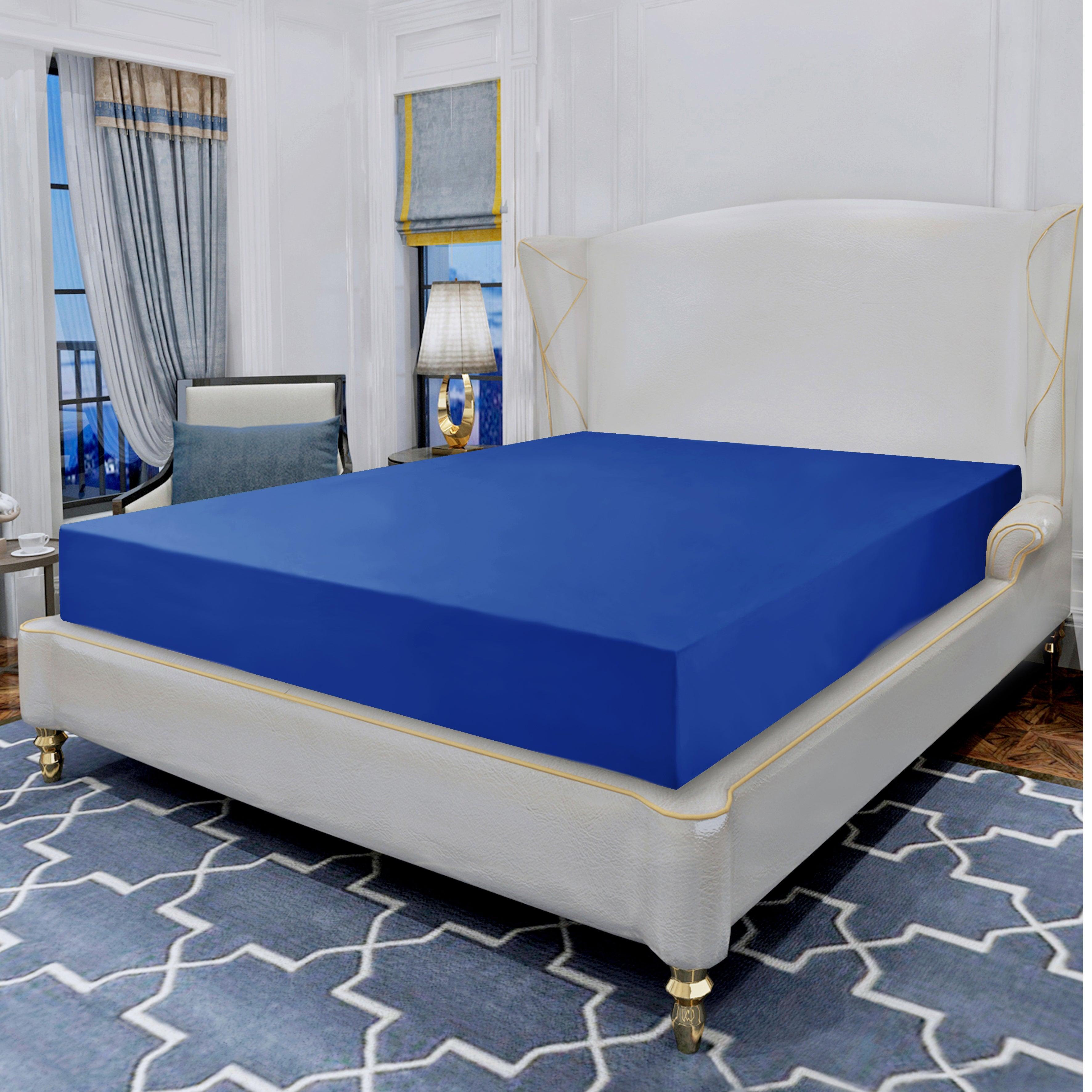 Essential 1 Piece Solid Fitted Sheet - All Around Elastic