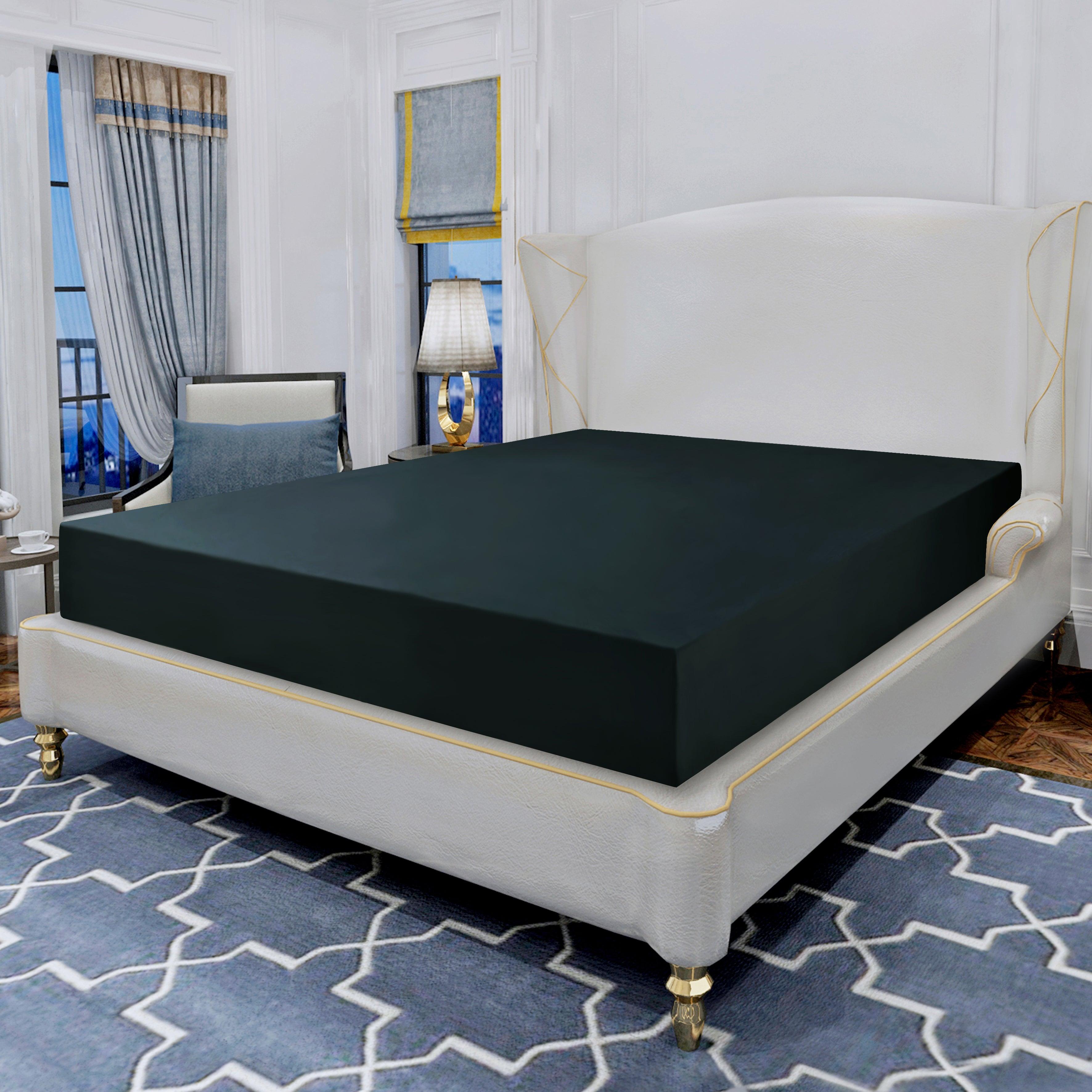 Essential 1 Piece Solid Fitted Sheet - All Around Elastic