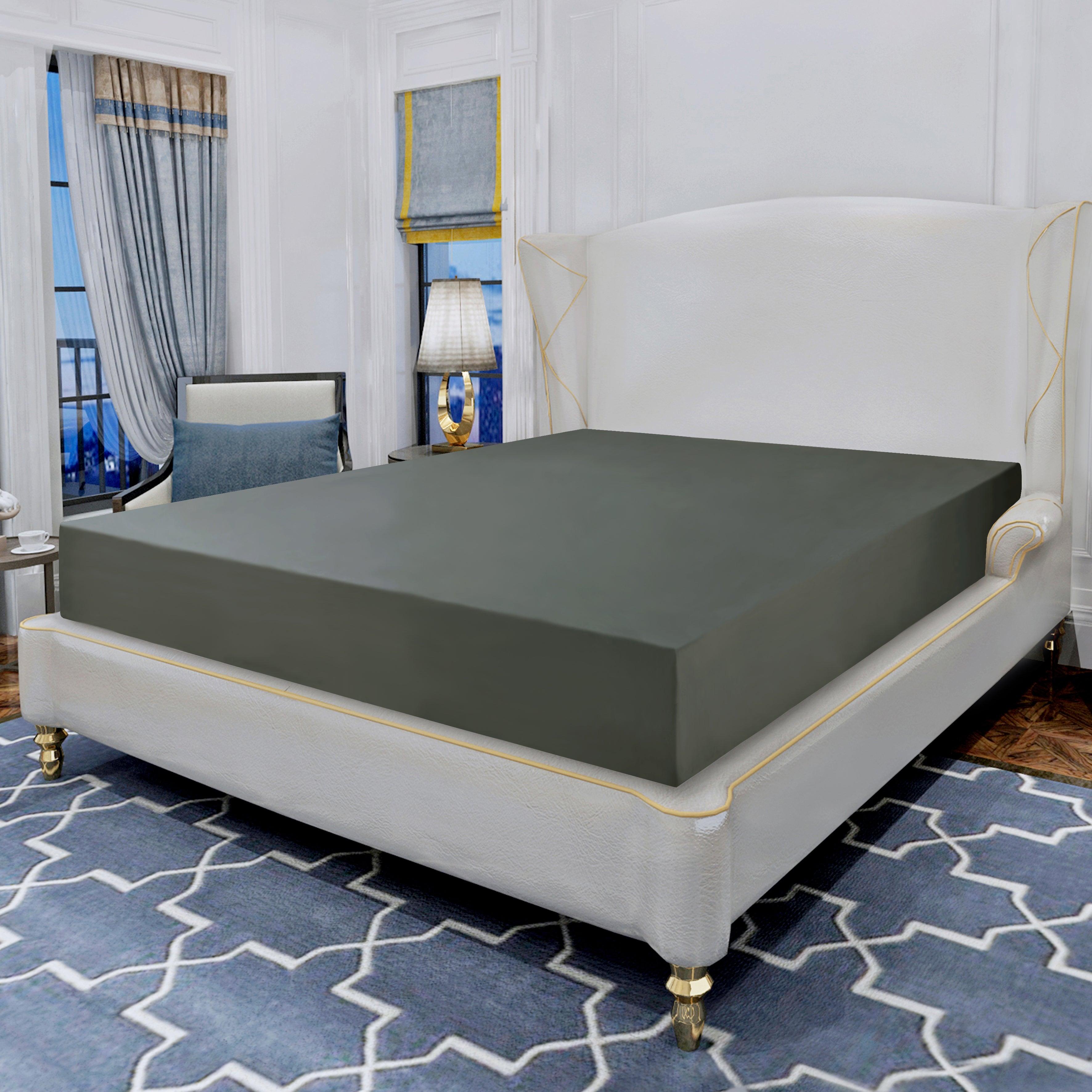 Essential 1 Piece Solid Fitted Sheet - All Around Elastic