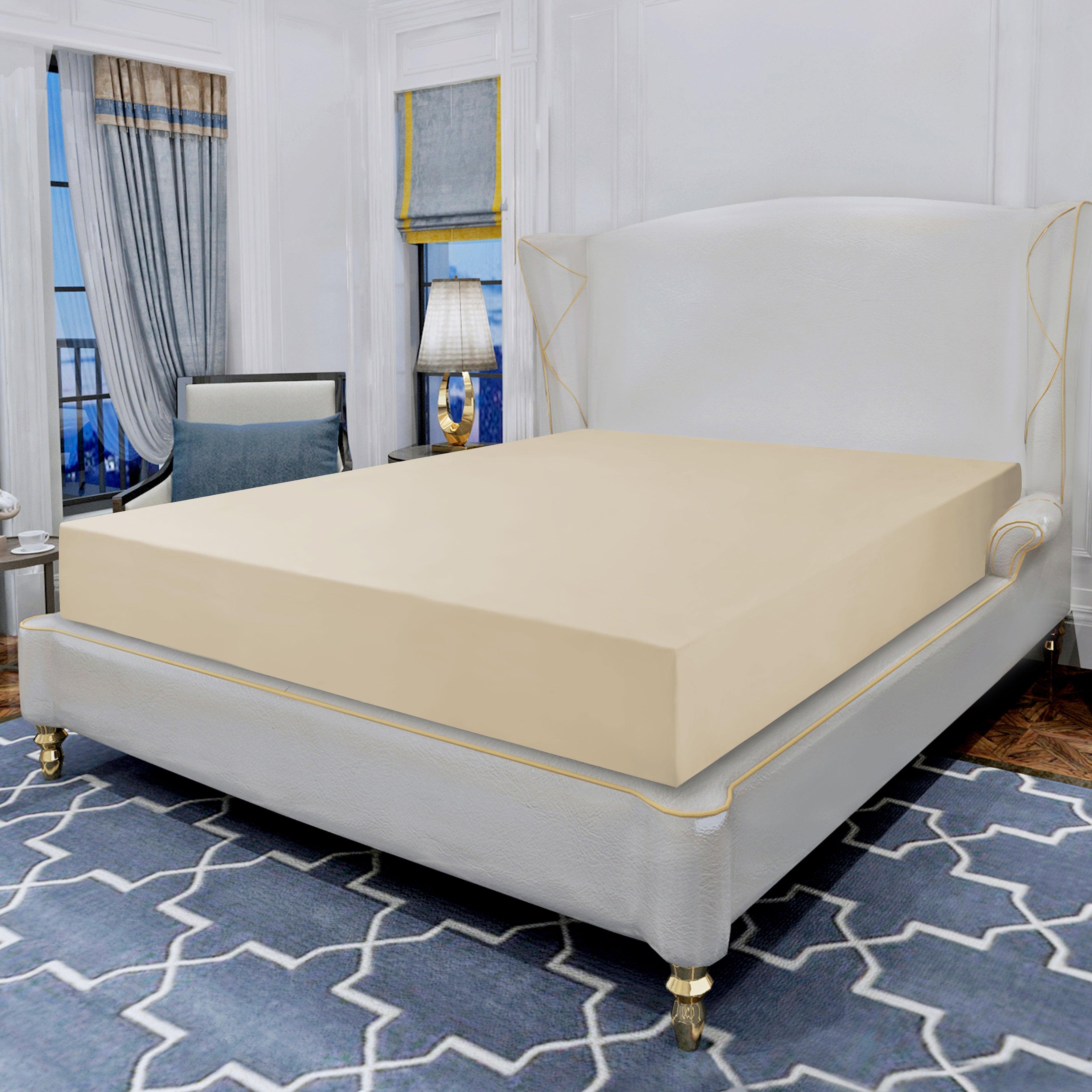 Essential 1 Piece Solid Fitted Sheet - All Around Elastic