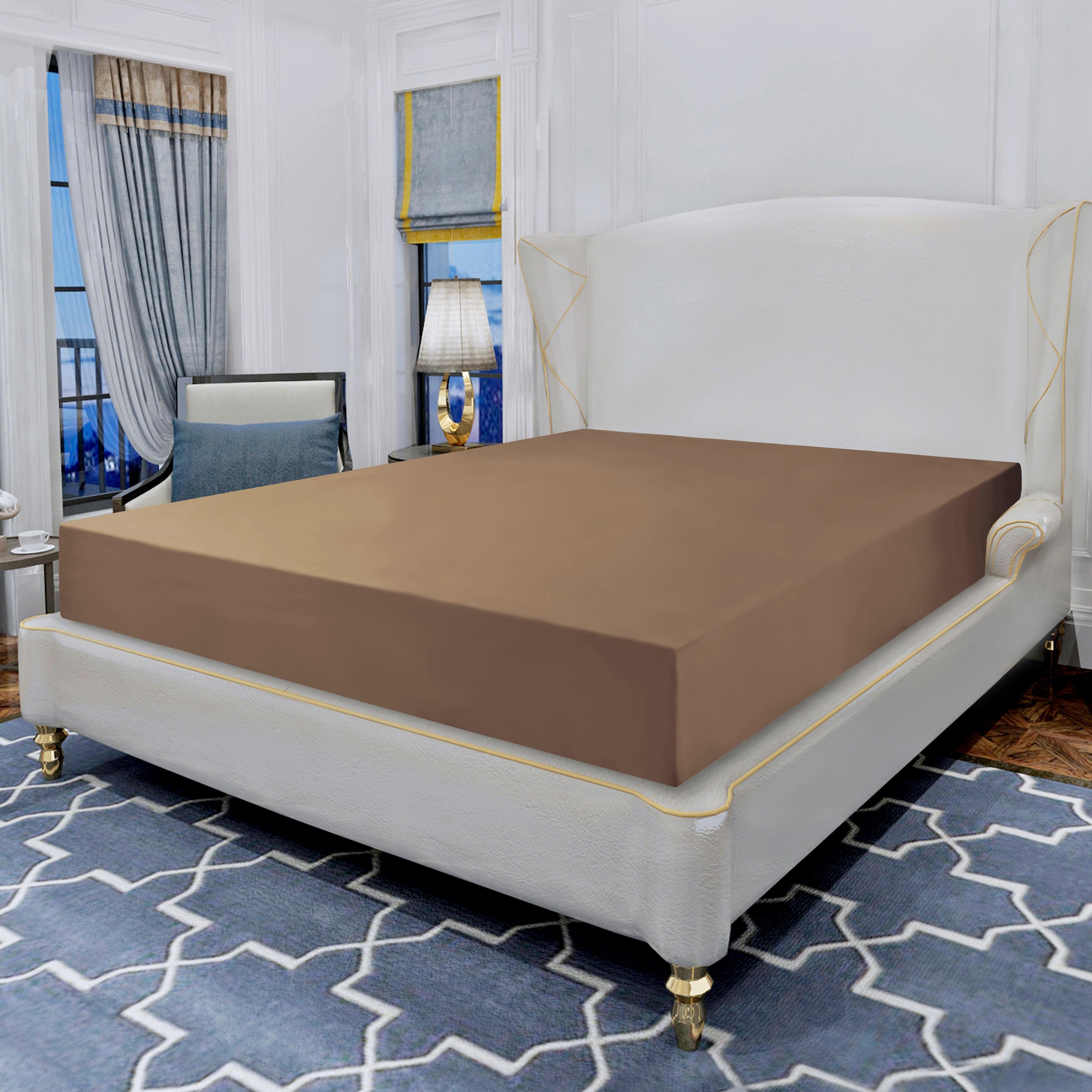 Essential 1 Piece Solid Fitted Sheet - All Around Elastic