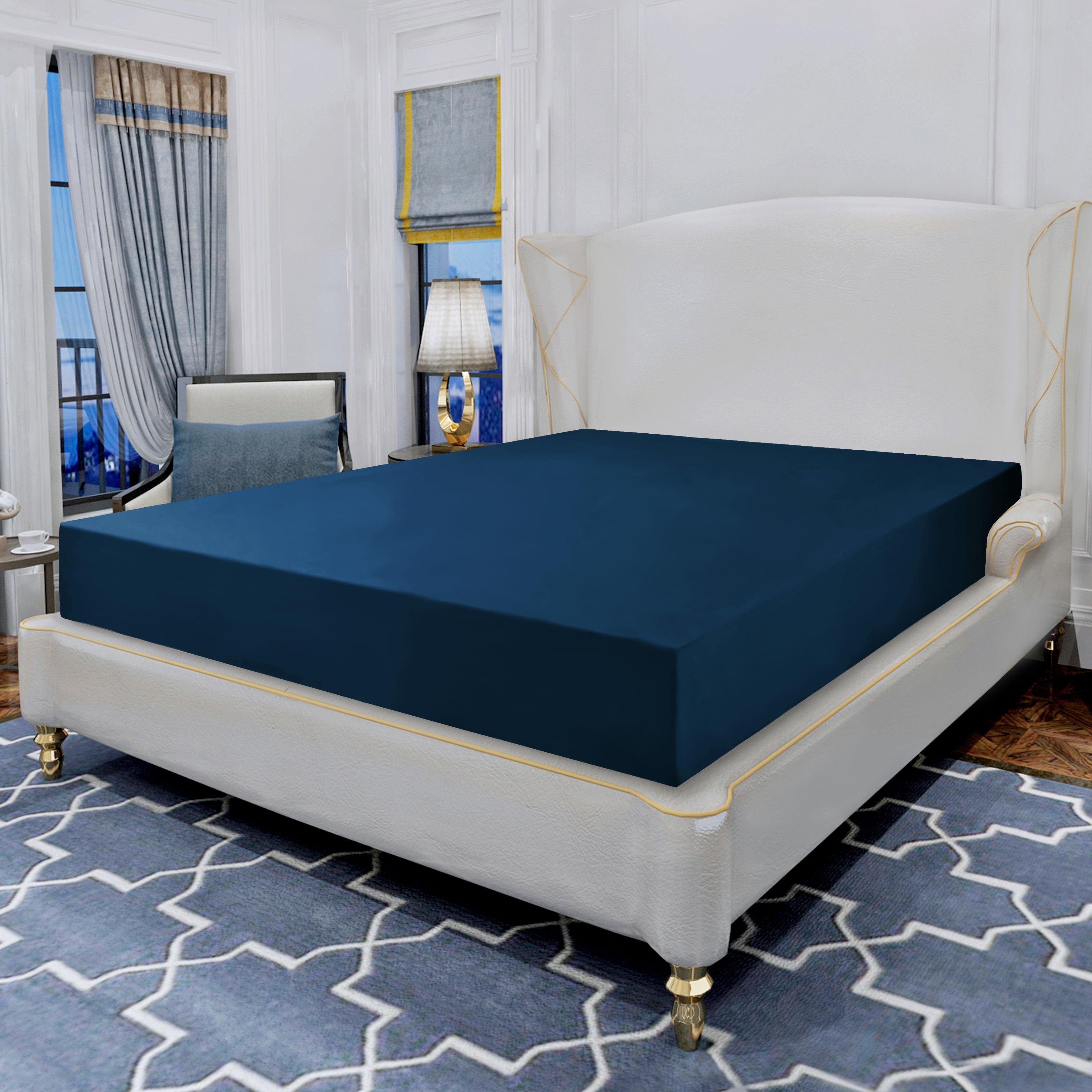 Essential 1 Piece Solid Fitted Sheet - All Around Elastic