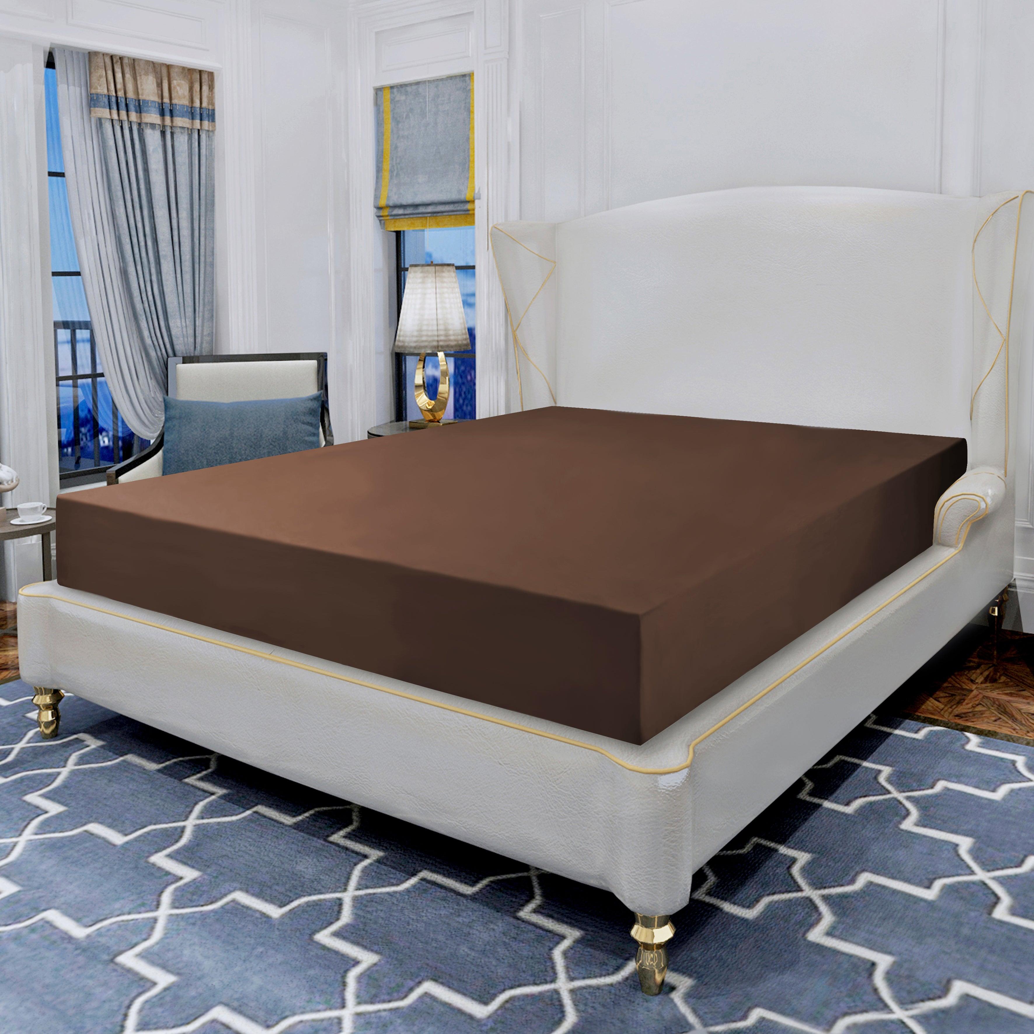 Essential 1 Piece Solid Fitted Sheet - All Around Elastic