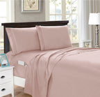 4 Piece Smart Pocket Sheet Set - Features Double Sided Storage Pockets on Fitted Sheet