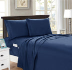 4 Piece Smart Pocket Sheet Set - Features Double Sided Storage Pockets on Fitted Sheet