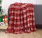 50" x 60" Holiday Velvet Plush Blanket Throw - 50 x 60 inches