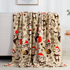 50" x 60" Holiday Velvet Plush Blanket Throw - 50 x 60 inches