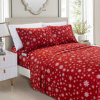 6-Piece Christmas & Holiday Sheet Set - Soft as a Hotel Premium Quality