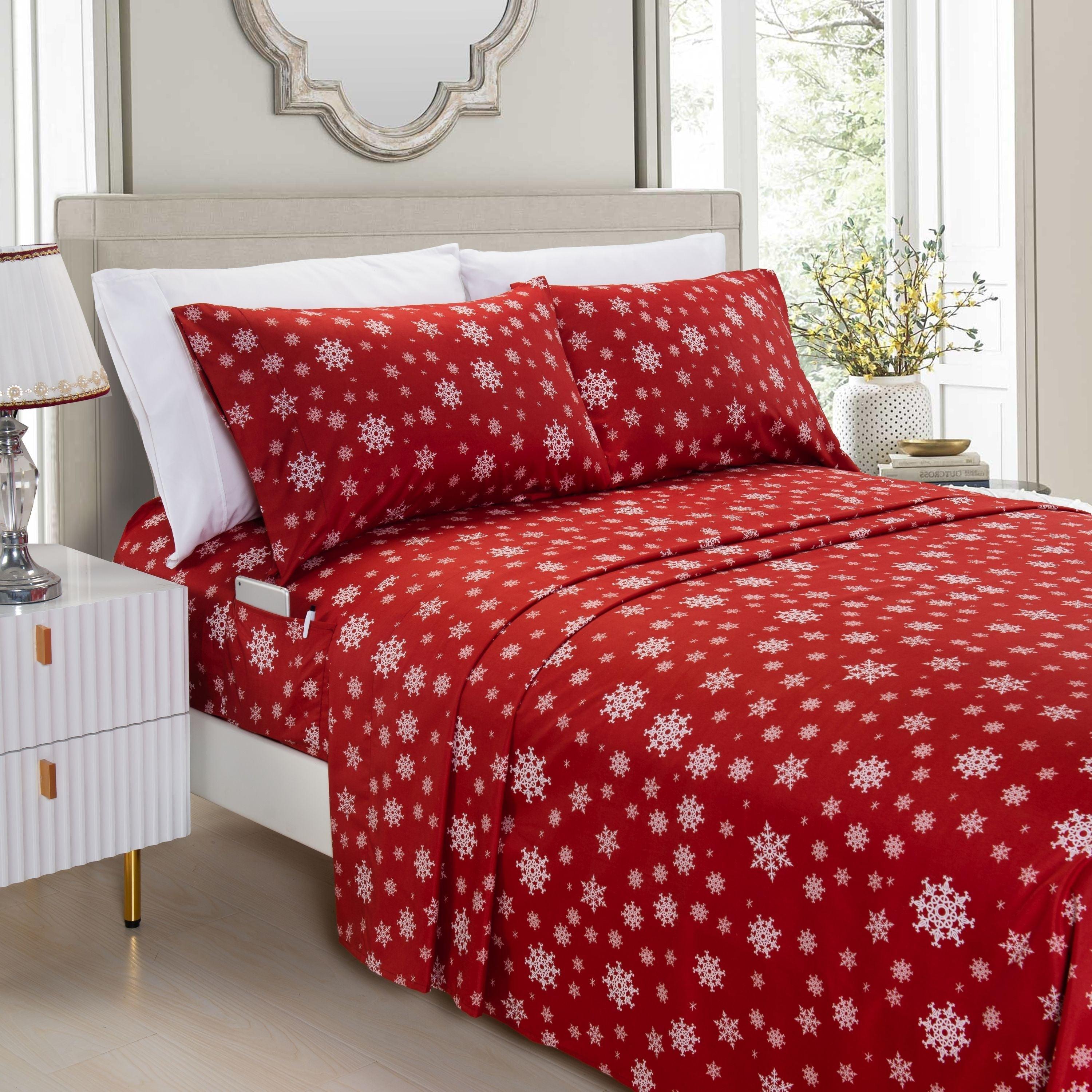 6-Piece Christmas & Holiday Sheet Set - Soft as a Hotel Premium Quality