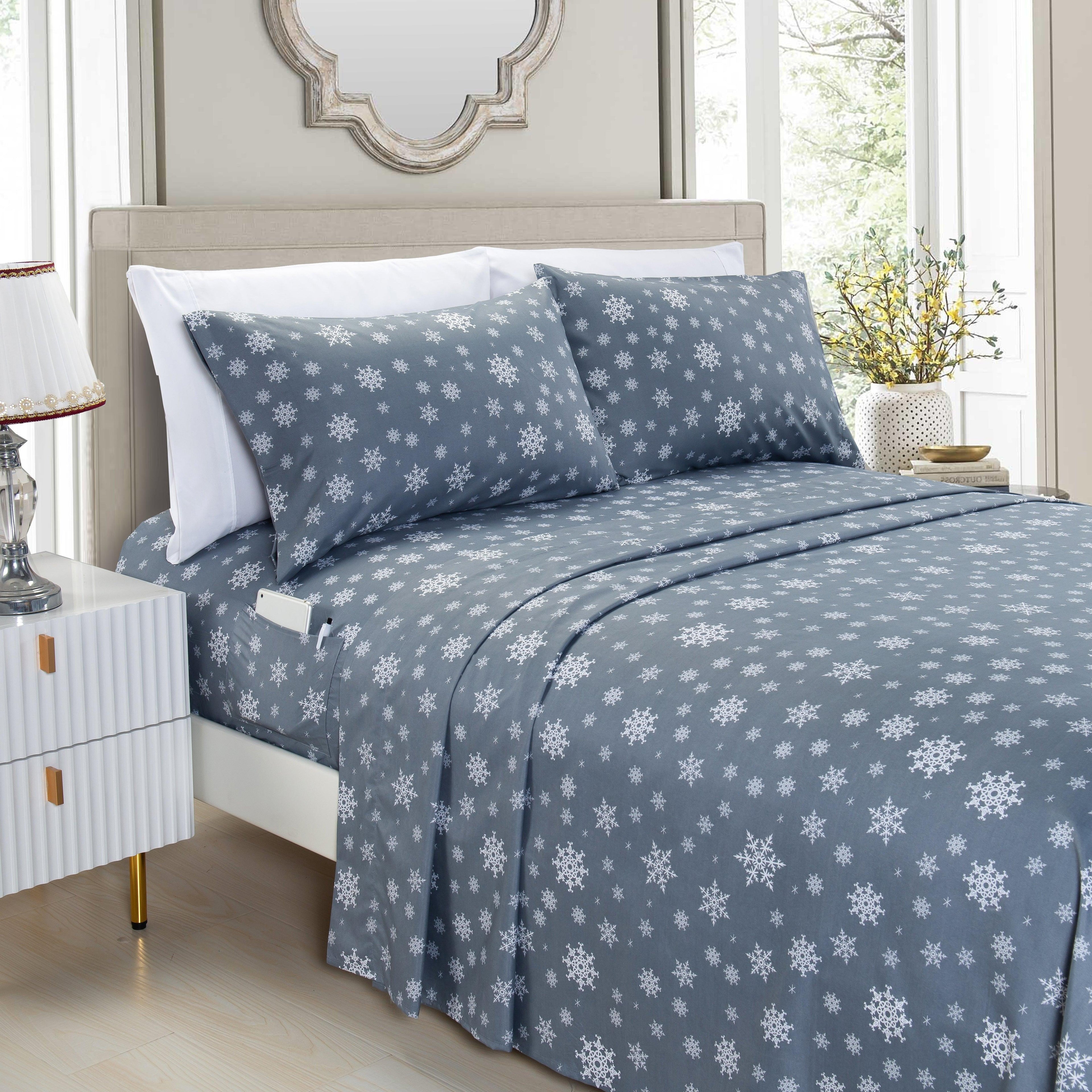 6-Piece Christmas & Holiday Sheet Set - Soft as a Hotel Premium Quality